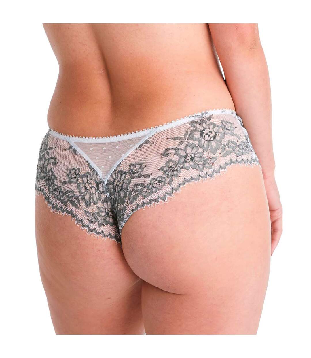 Shorty tanga kaki Fastueuse-3