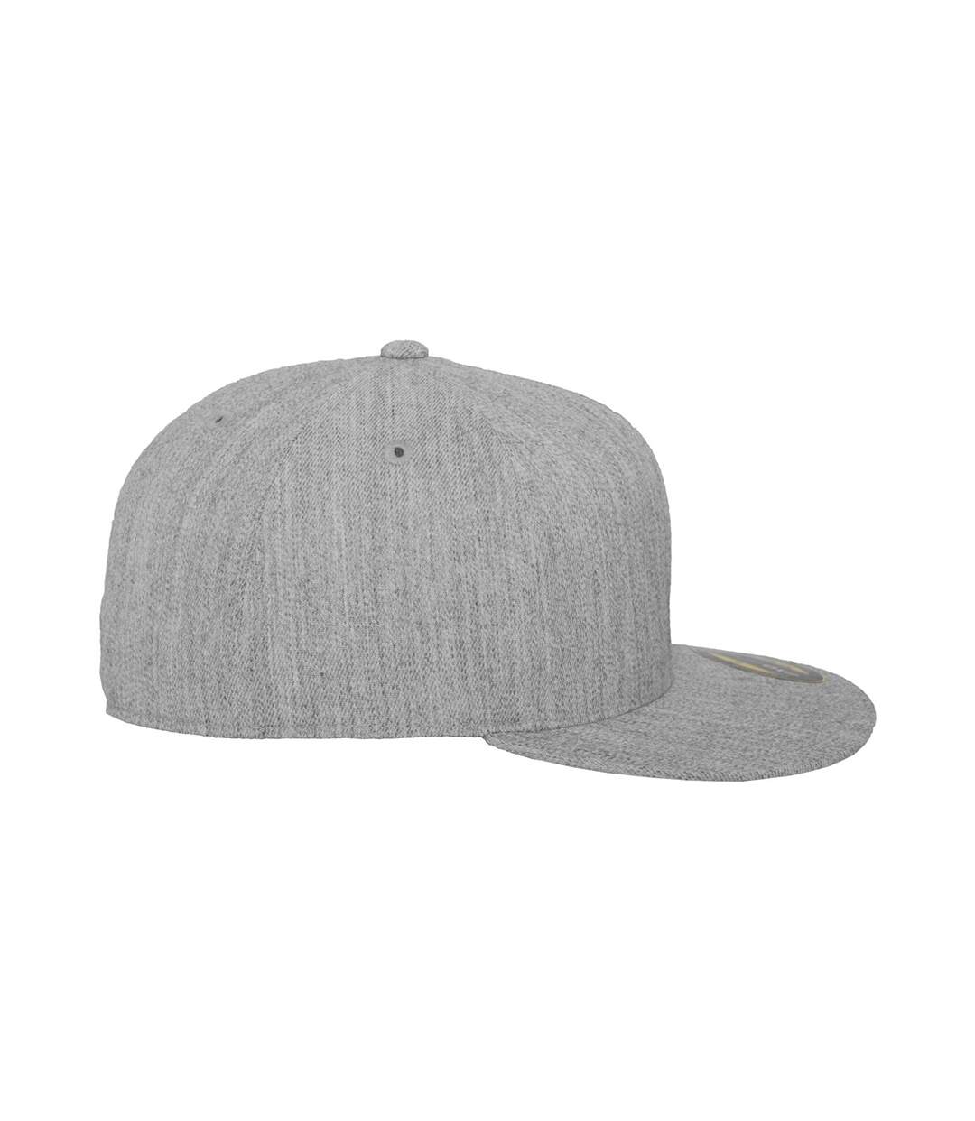 Casquette premium gris chiné Flexfit-3