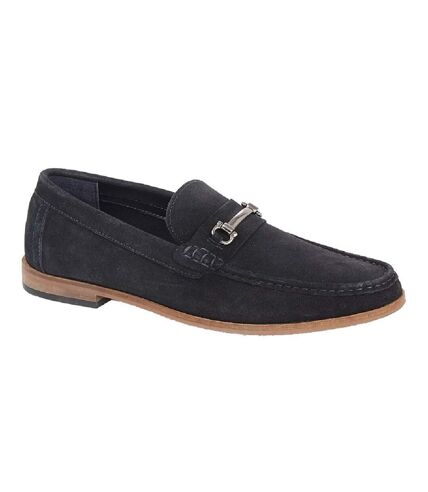 Roamers Mens Suede Slip-on Casual Shoes (Navy) - UTDF1944