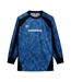 Mens Printed Long-sleeved Jersey Classic Blue Black Umbro-1