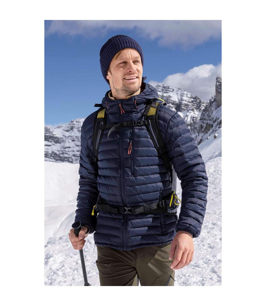 Mountain Warehouse Mens Henry II Extreme Down Filled Padded Jacket (Navy)