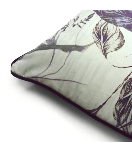 Botanist printed cushion cover one size evergreen/purple Prestigious Textiles