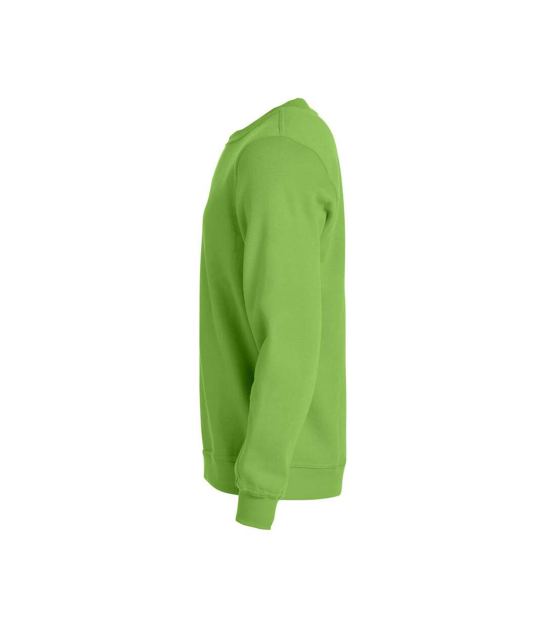 Unisex adult basic round neck sweatshirt light green Clique-3