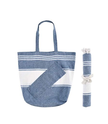 Ensemble Tote Bag Hummum 38 Cm X 50 Cm X 14 Cm Bleu MidOcean