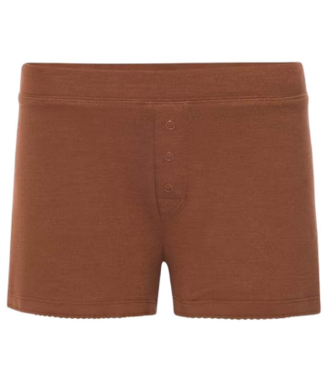 Womens/ladies Salvage Jersey Ribbed Shorts Bronze PJ Salvage-2