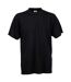 Tee Jays Mens Short Sleeve T-Shirt (Black)
