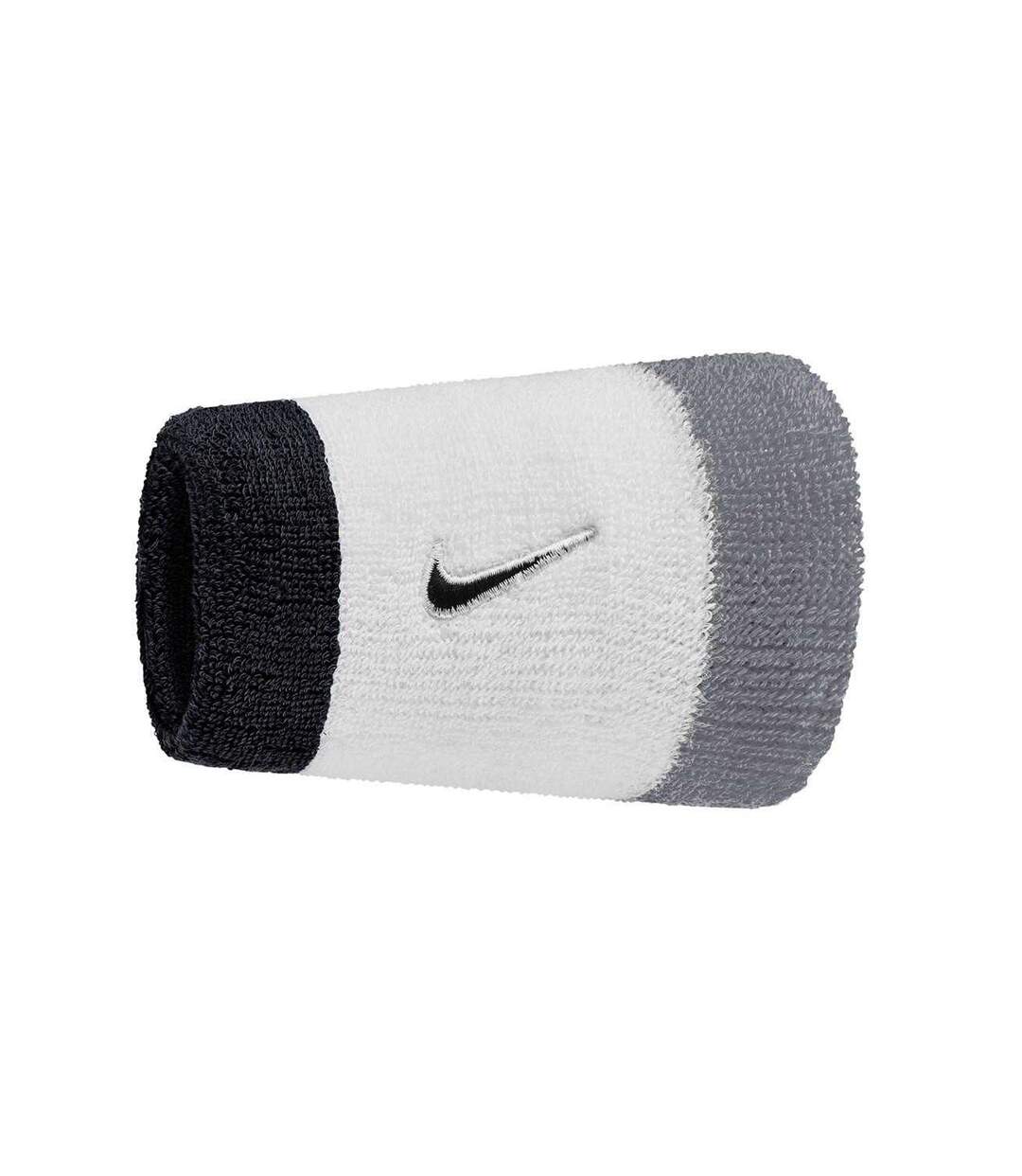 Bandeau De Transpiration Style Swoosh Blanc Gris Noir Nike-2