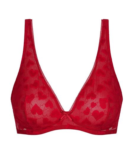 Soutien-gorge foulard dentelle cœur