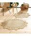 Tapis Déco Rond en Jute Cordou 120cm Naturel-5