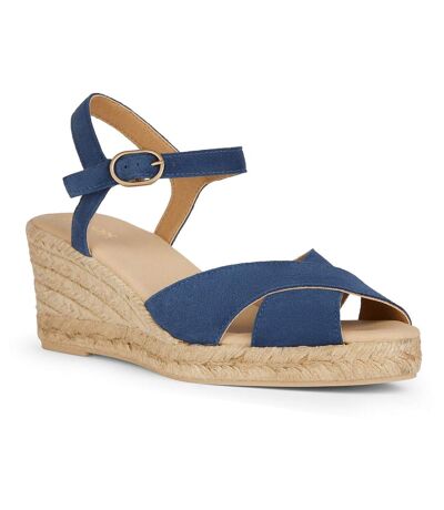 Geox - Espadrilles GESLA LOW A - Femme (Bleu marine) - UTFS10750