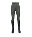 Womens/ladies ednam horse riding tights fern green Coldstream