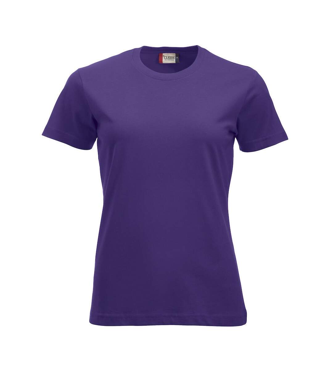 Womens/ladies New Classic T-shirt Bright Lilac Clique-1