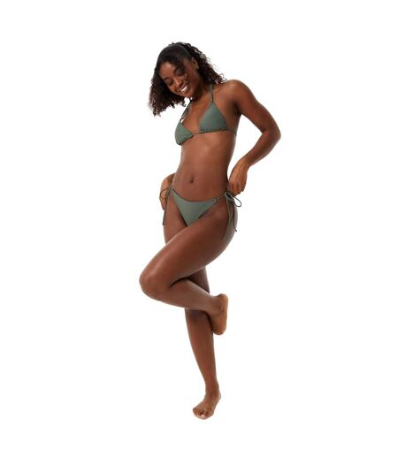 Bas De Maillot De Bain Motif/style À Rayures Femme Vert Kaki Jack Wills
