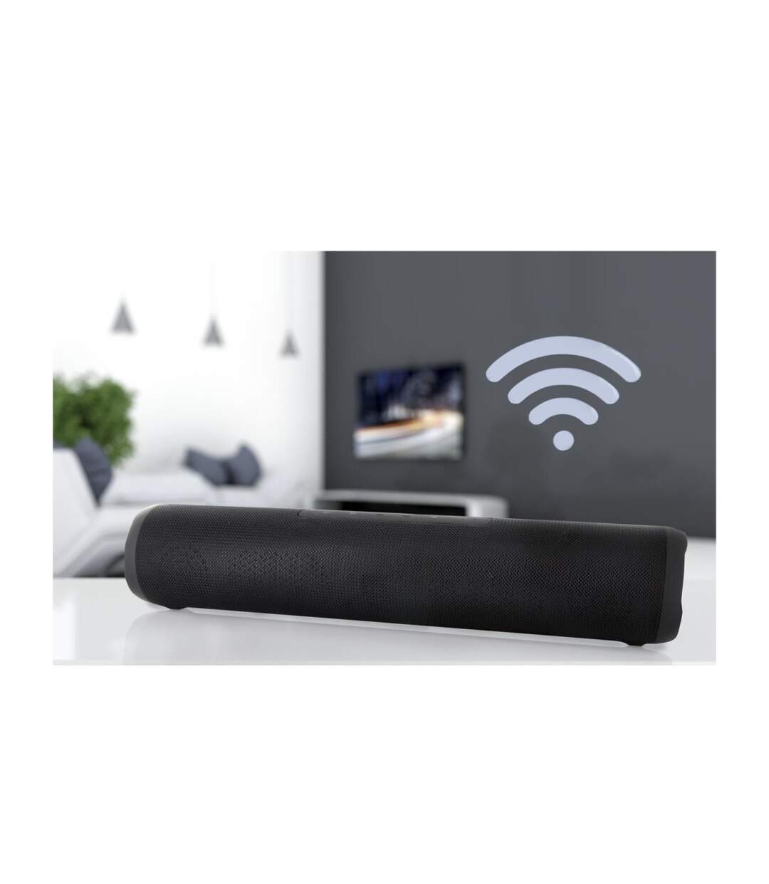 Enceinte Barre de Son 2 x 3 W 40cm Noir-2