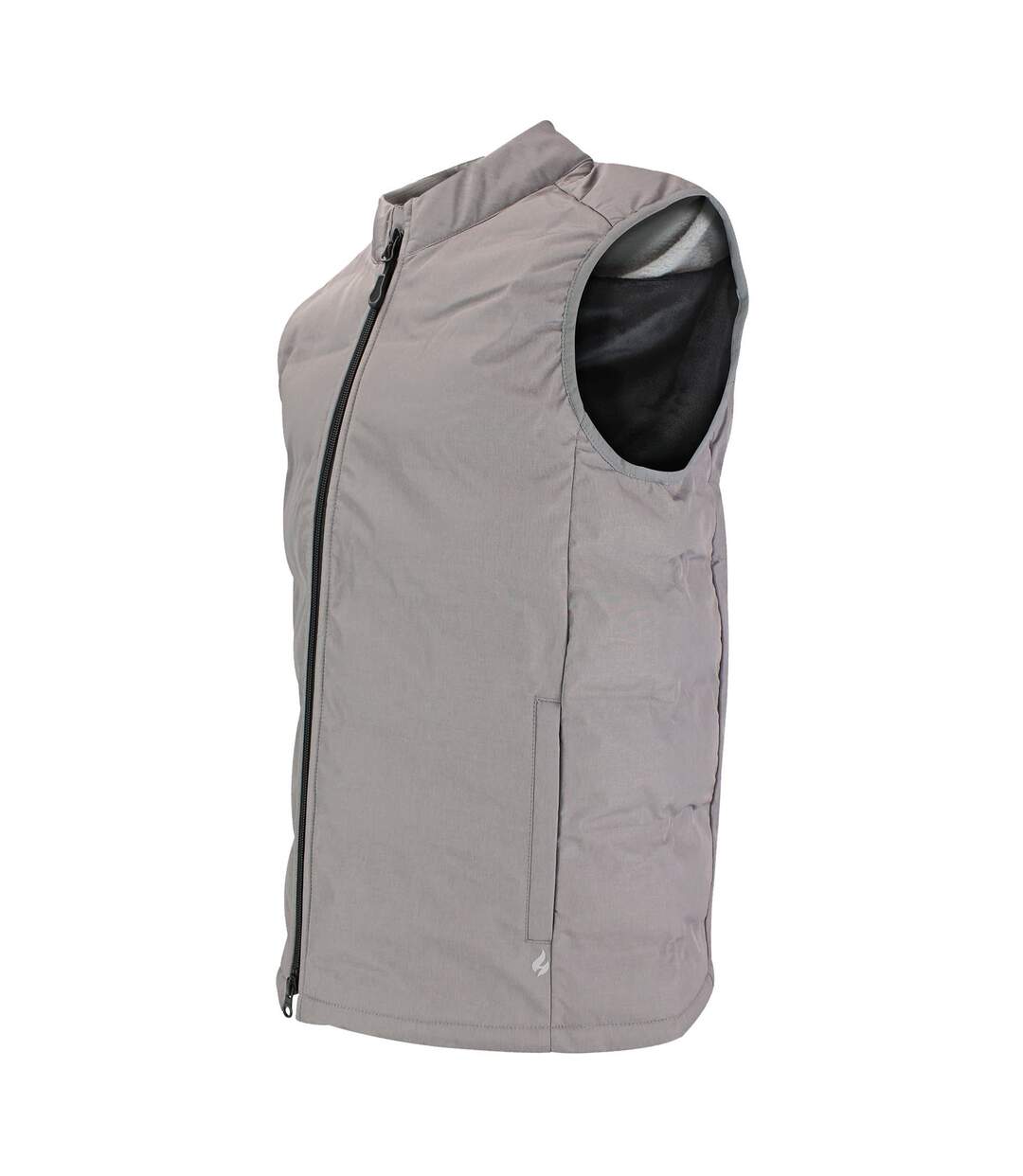 Gilet isolé à fermeture éclair et doublure polaire pour homme-4