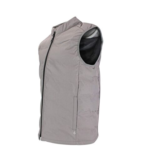 Gilet isolé à fermeture éclair et doublure polaire pour homme