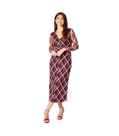 Robe mi-longue femme rouge Principles