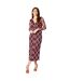 Robe mi-longue femme rouge Principles