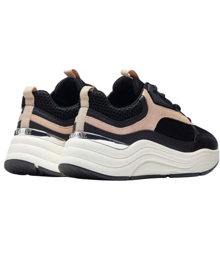 Baskets Cyrus Femme Noir Beige Mallet