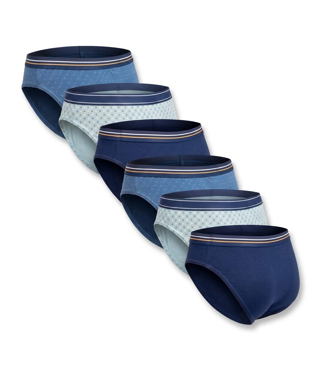 OZABI Pack Slips Homme 100% Coton – Lot de 6-3