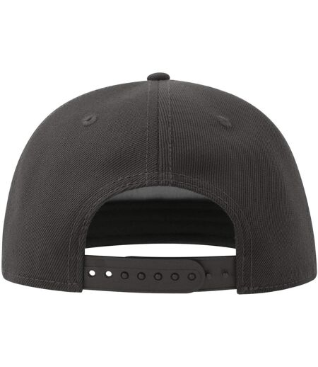 Atlantis Unisex Adult 5 Panel Snapback Baseball Cap (Dark Grey) - UTAB633