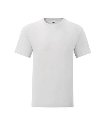 T-shirt manches courtes iconic homme blanc Fruit of the Loom