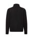 Mens premium sweat jacket black Fruit of the Loom