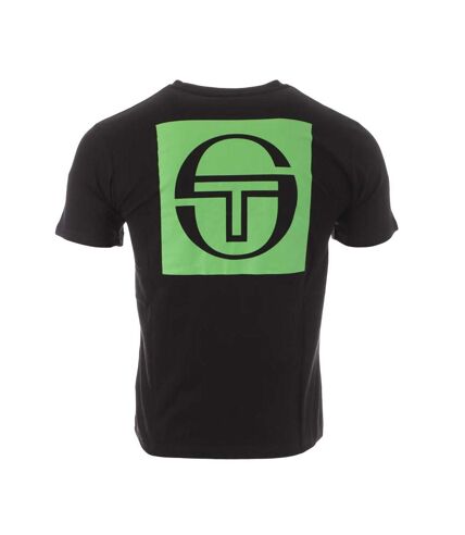 T-shirt Noir/Vert Homme Sergio Tacchini Squared - L