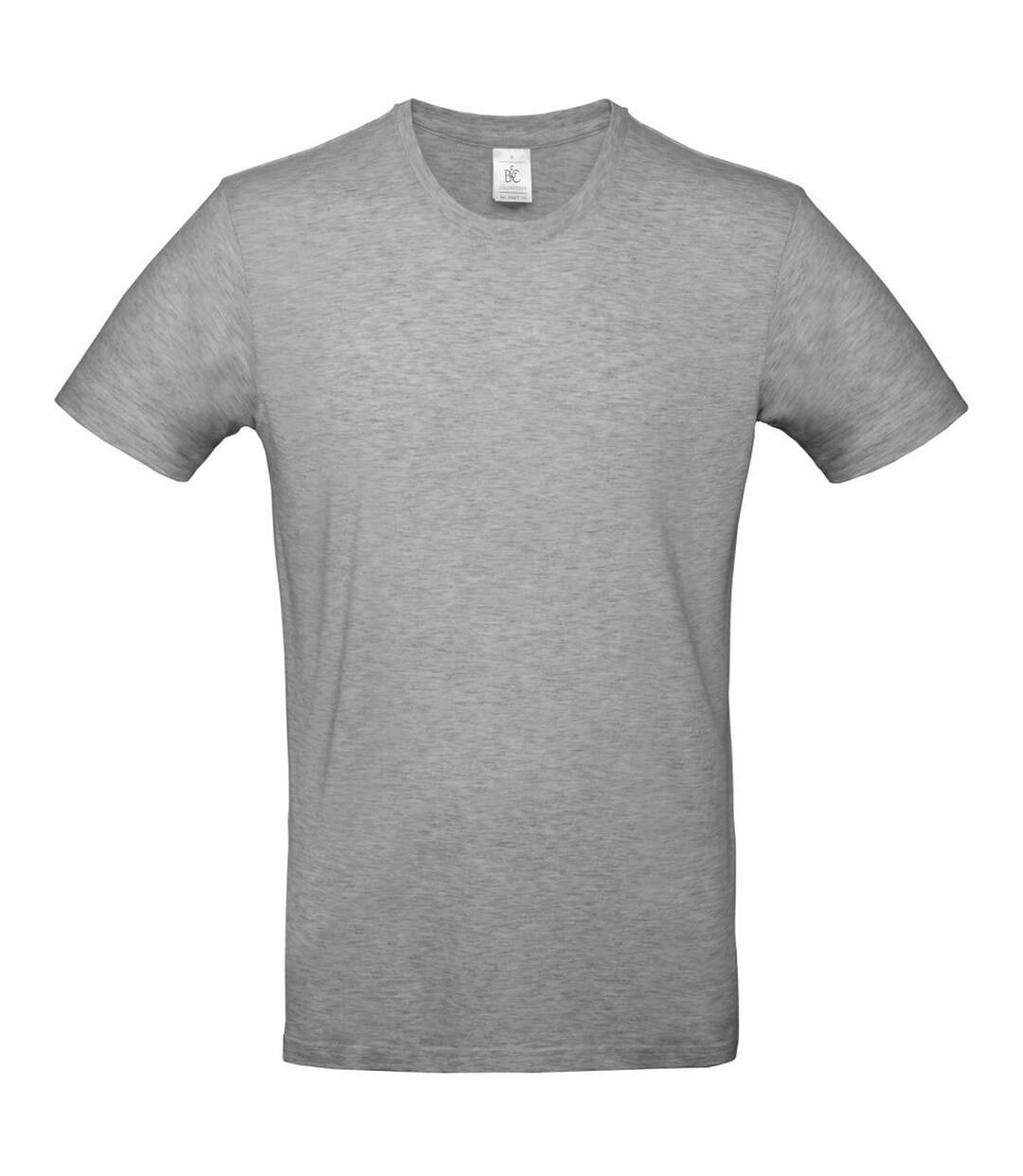 T-shirt manches courtes homme gris chiné B&C