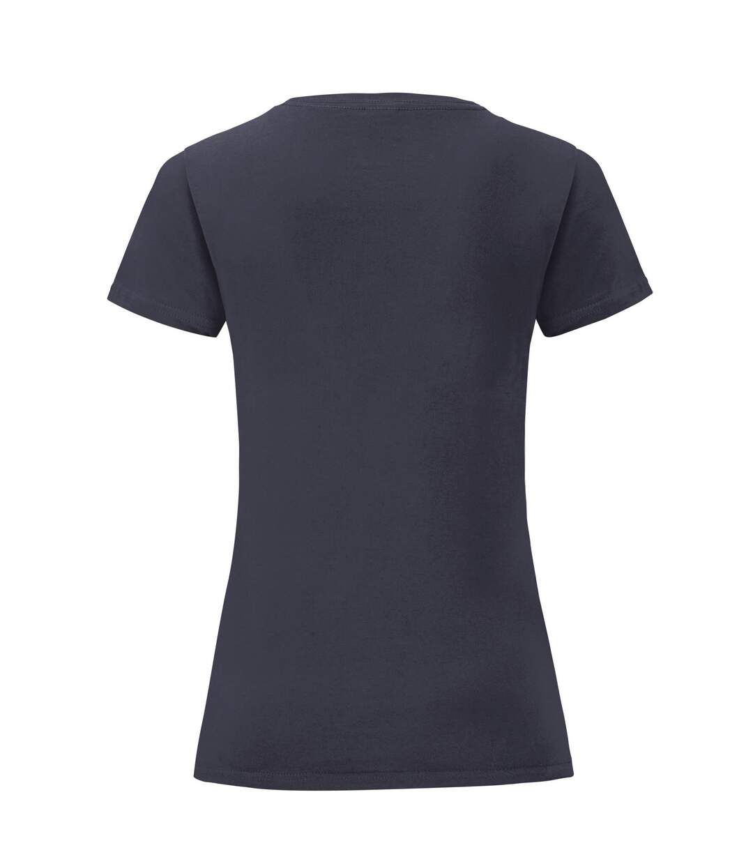 T-shirt Iconic Femme Bleu Marine Sombre Fruit Of The Loom-2