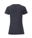 T-shirt Iconic Femme Bleu Marine Sombre Fruit Of The Loom-2