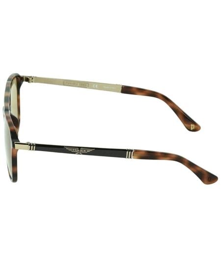 Lunettes De Soleil Motif/style Logo Homme Taille Unique Marron Police