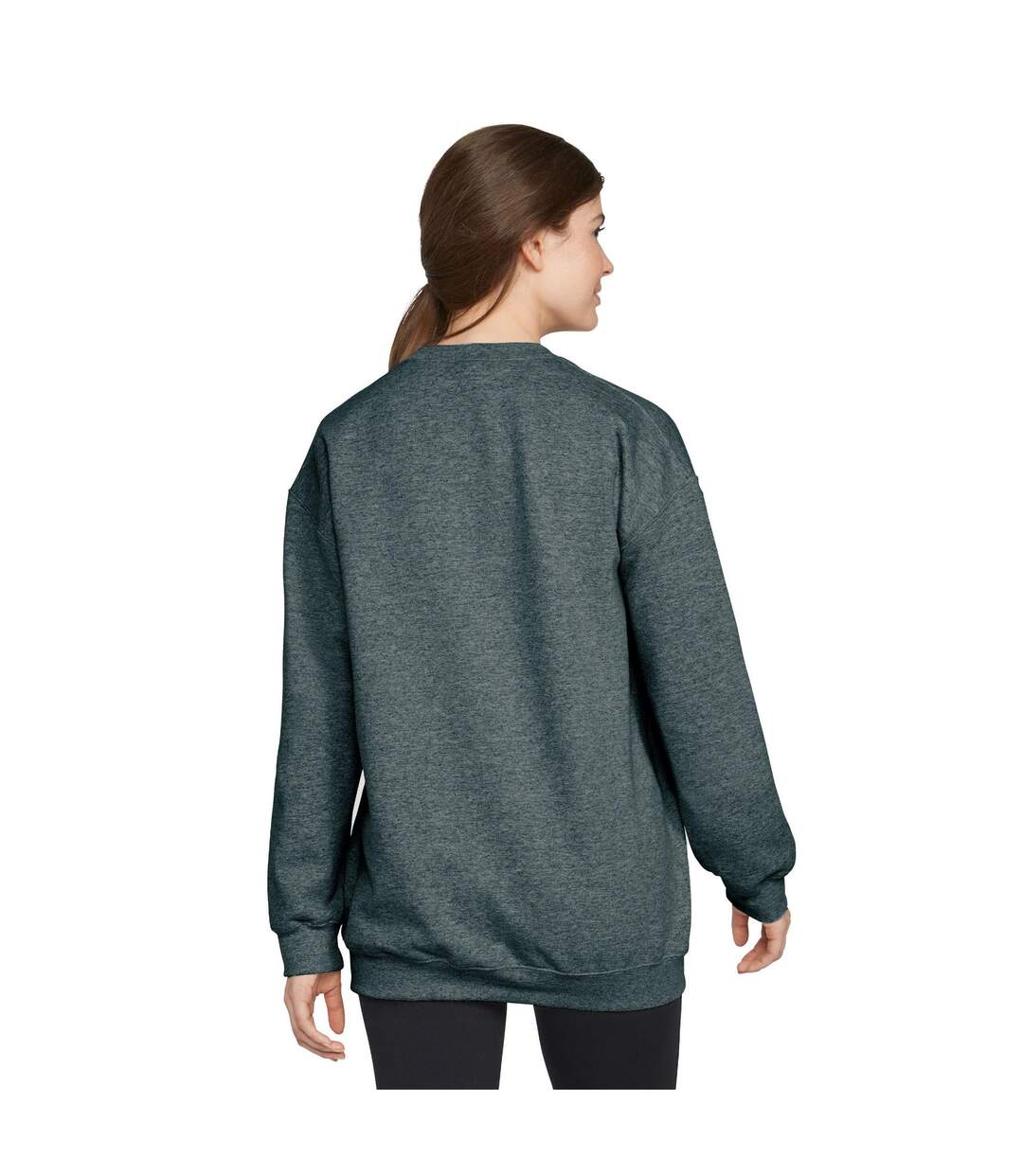 Haut Polaire Softstyle Adulte Gris Foncé Chiné Gildan-2