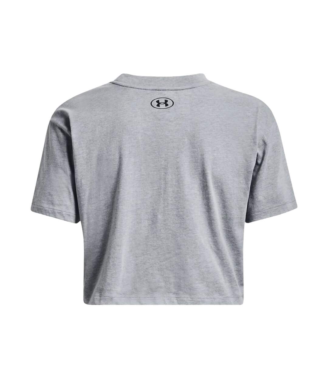 T-shirt court manches courtes collegiate femme gris Under Armour-2