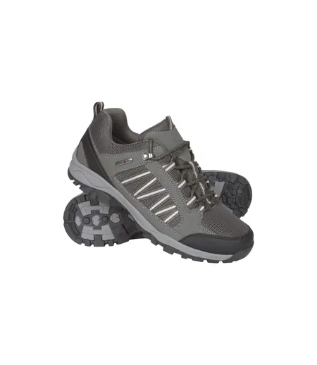 Chaussures De Marche Imperméables Motif/style Contrasté Path Homme Vert Kaki Mountain Warehouse