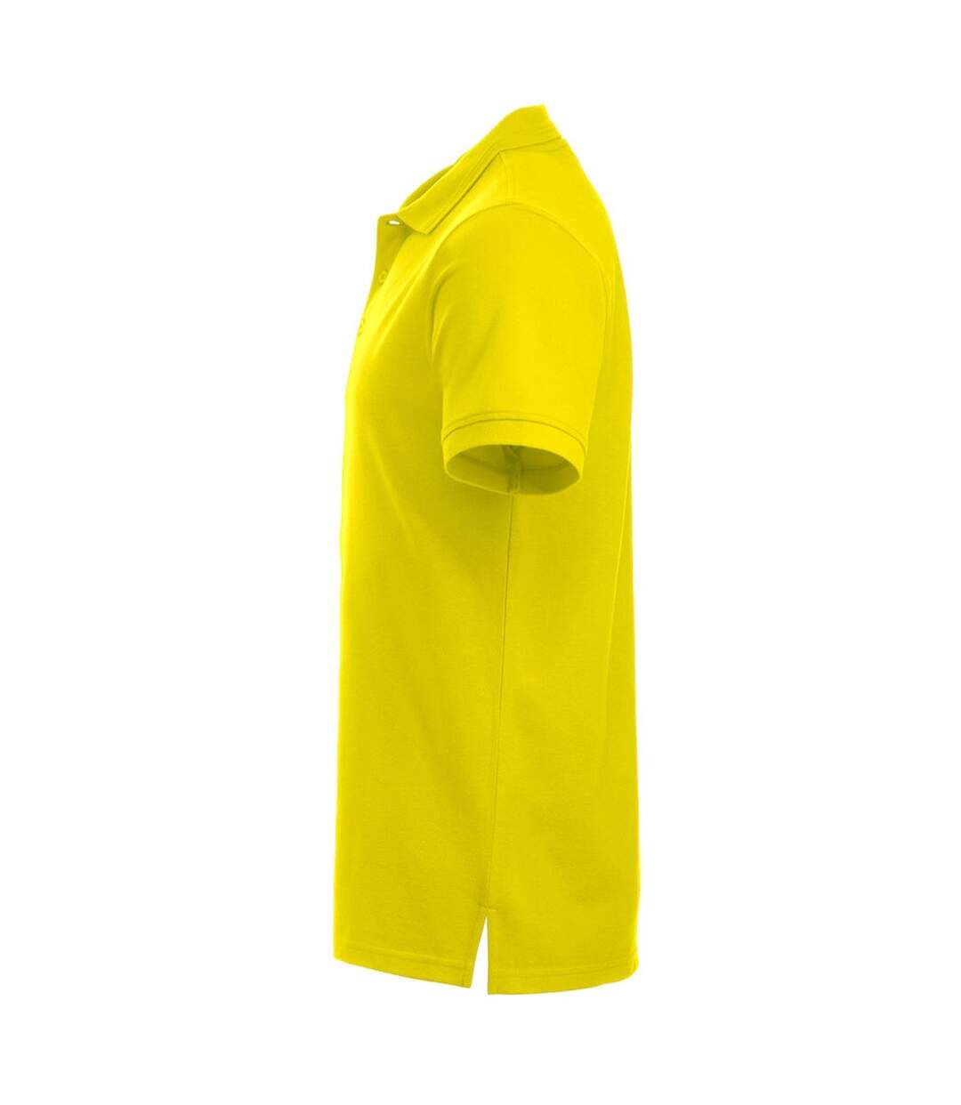 Polo manhattan homme jaune fluo Clique-3