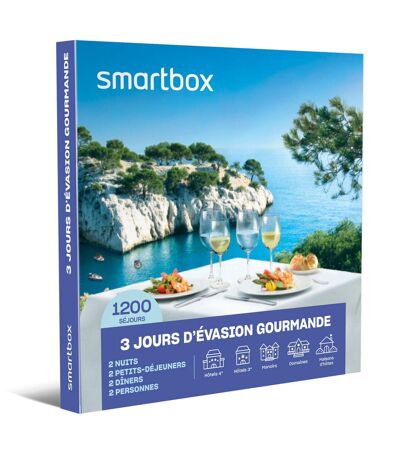3 jours d'évasion gourmande - SMARTBOX - Coffret Cadeau Séjour