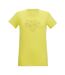 T-shirt Motif/style Fleurs Fingal Femme Jaune Clair Regatta-2