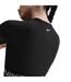Womens/ladies Dri-fit Cropped Sports Top Black White Nike-3