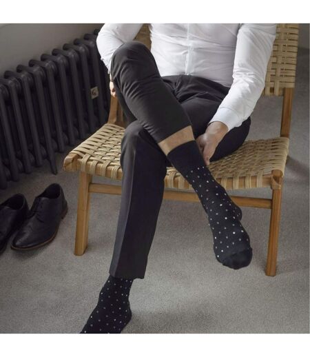 9 Pack Mens Soft Breathable Bamboo Non Elastic Dress Socks