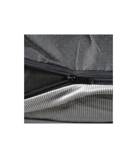 Coussin Rectangle Chien & Chat Velours Crafty 100cm Gris