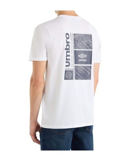Mens Stadium T-shirt Brilliant White Umbro