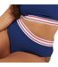 Bas De Maillot De Bain Motif/style À Rayures Femme Bleu Marine Blanc Rouge Brave Soul-4