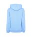 Sweat À Capuche Avec Cordons Manches Longues Décontracté Madison Femme Bleu Pâle Rhino-2