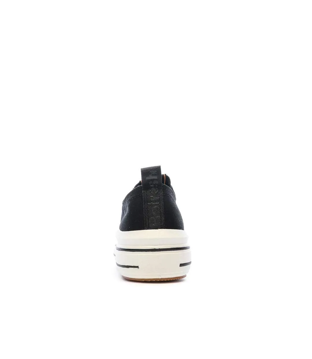 Baskets basses noires femme refresh lona-3