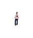 Pull Motif/style Logo Et Drapeau Homme Blanc Cassé Chiné Tommy Jeans-1