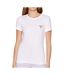 T-shirt Blanc Femme Guess Triangle - M-1