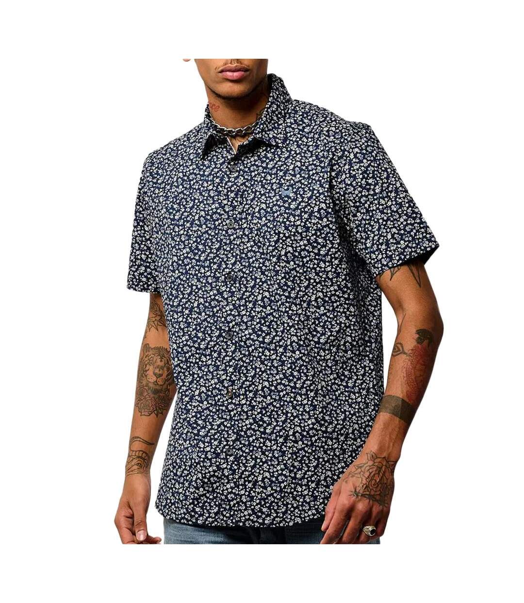 Chemisette marine homme kaporal bey - l-1