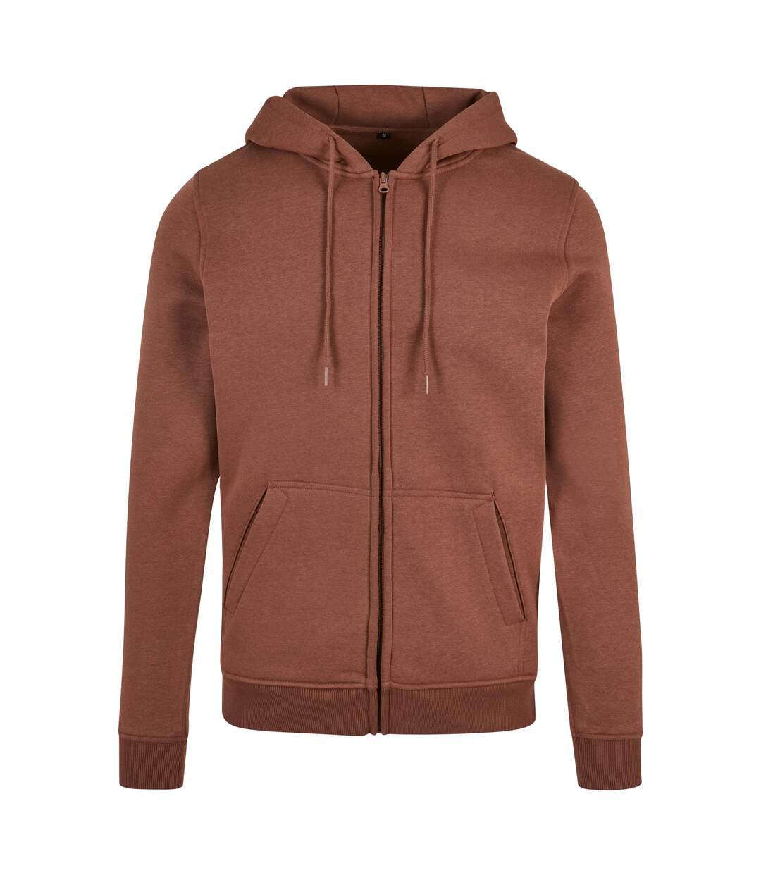 Sweat À Capuche Zippé Lourd Pour Hommes Écorce Build Your Brand-2
