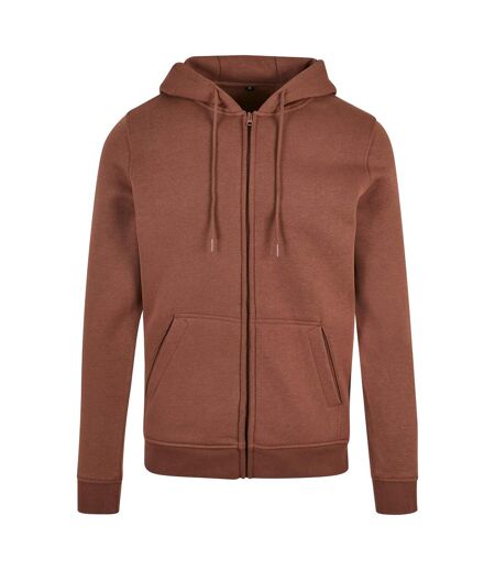 Sweat À Capuche Zippé Lourd Pour Hommes Écorce Build Your Brand